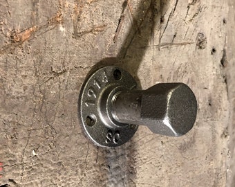 Patère - Coat holder - Crochet - Original industrial style - Industrial coat rack, plumbing, faucet - Model 8