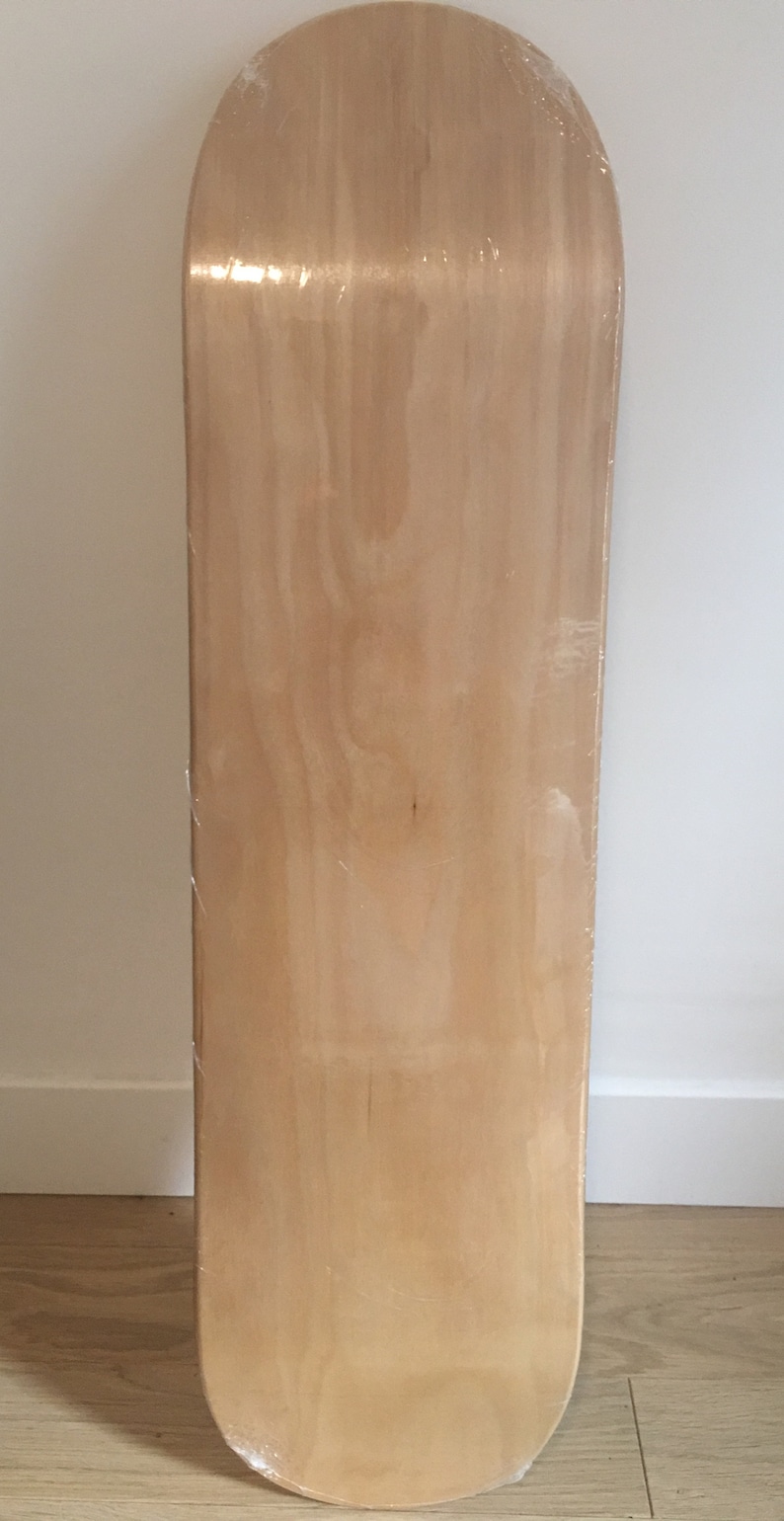 Skateboard Rare Sur Mesure D'Occasion - Largeur 9" - Couleur Marron