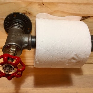 Toilet paper holder / WC dispenser - (20/27 mm) DIY - Industrial pipes - Toilet paper