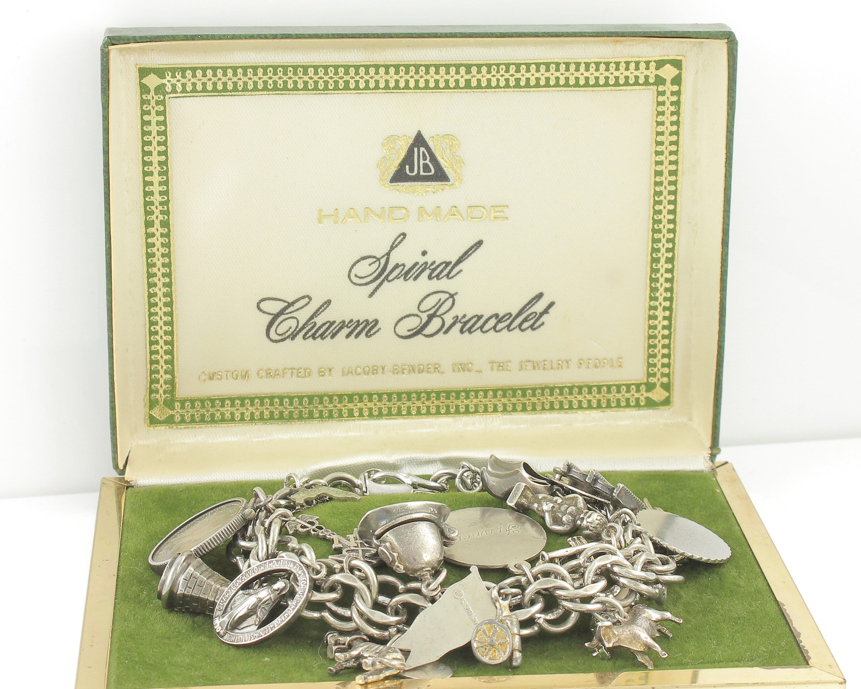 Because Vintage Sterling Silver Charm Bracelets Tell Stories