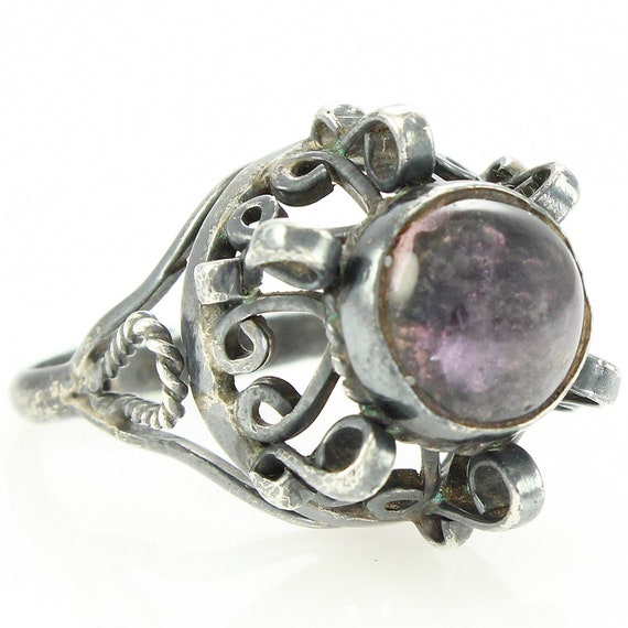 【匿名発送】【限定】Vtg Amethyst MEXICO925 Ring