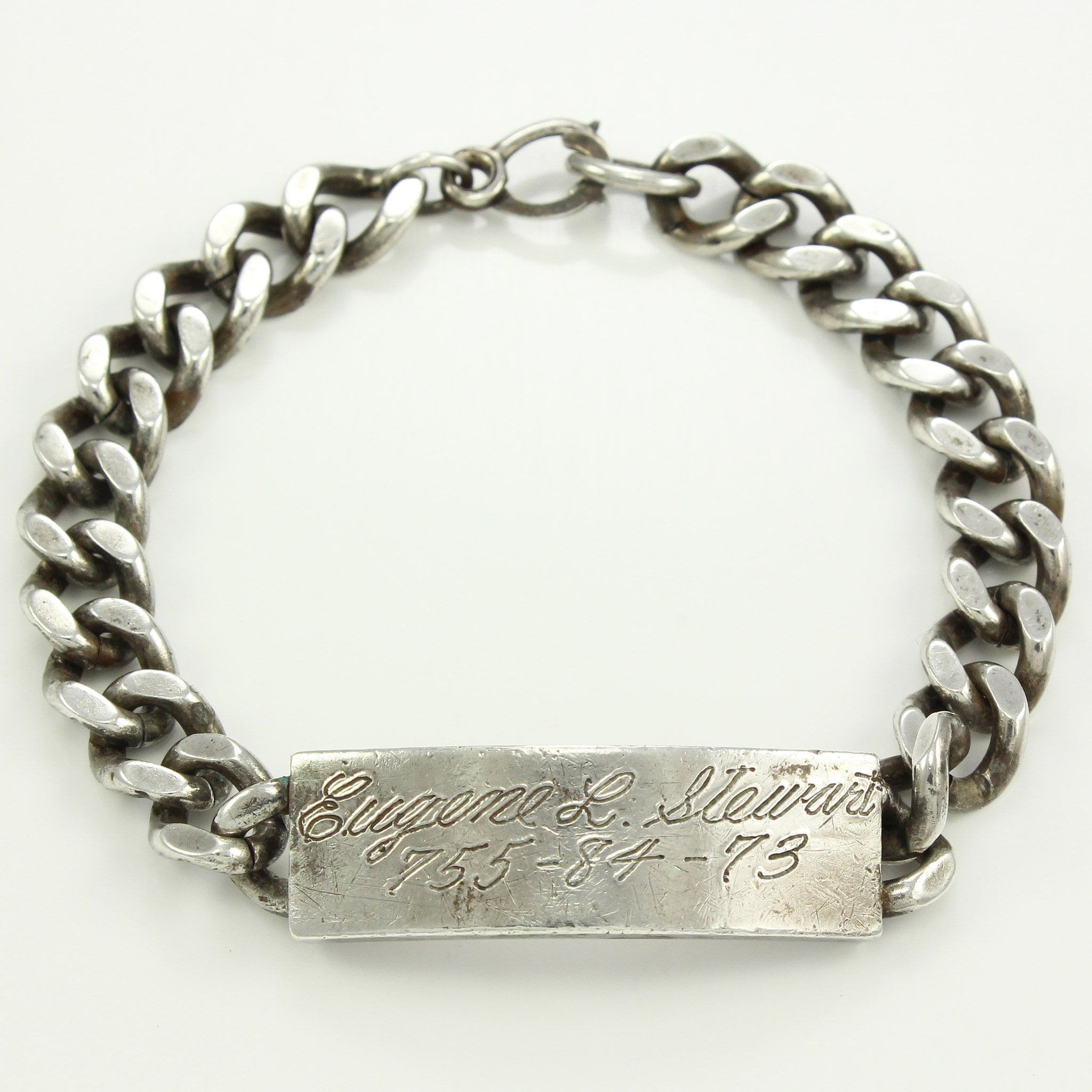 VINTAGE 1940'S STERLING SILVER MEN'S 8