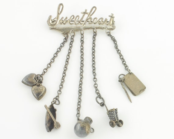 Chatelaine brooch deals