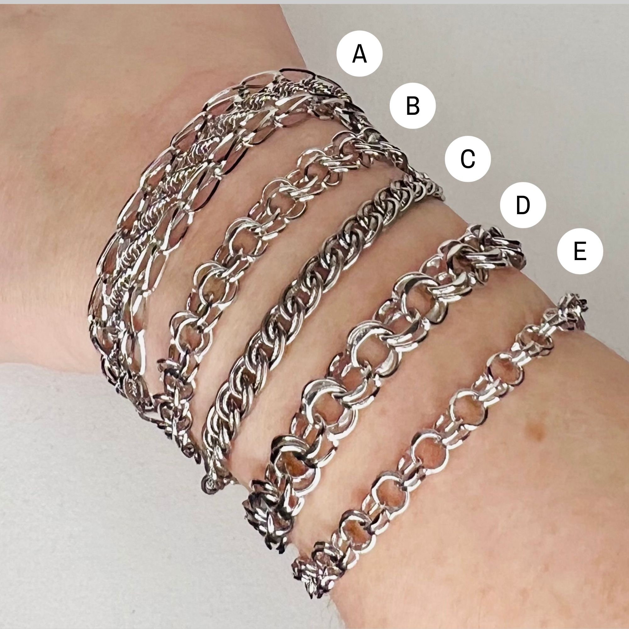 CHOICE Vintage Sterling Silver Charm Bracelet, Vintage