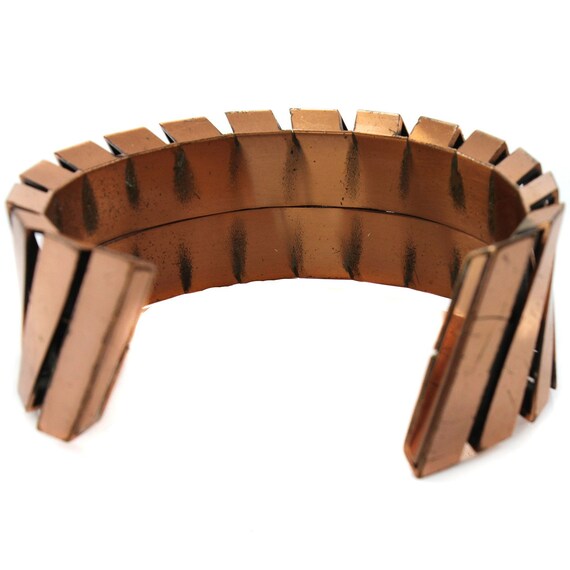 Vintage Renoir Copper Cuff Bracelet: Mid-Century Modernist Jewelry