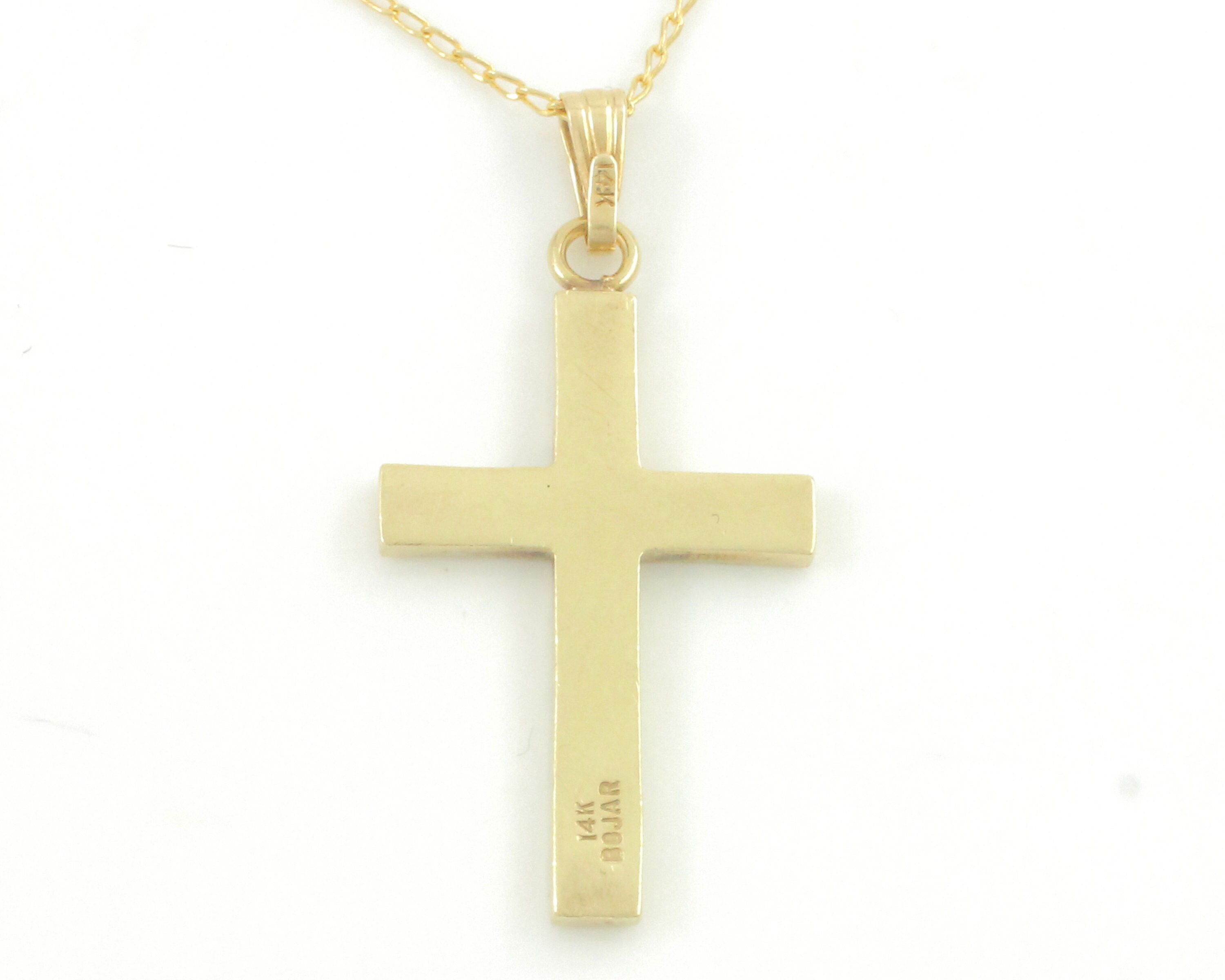 Vintage gold cross necklace Clearance