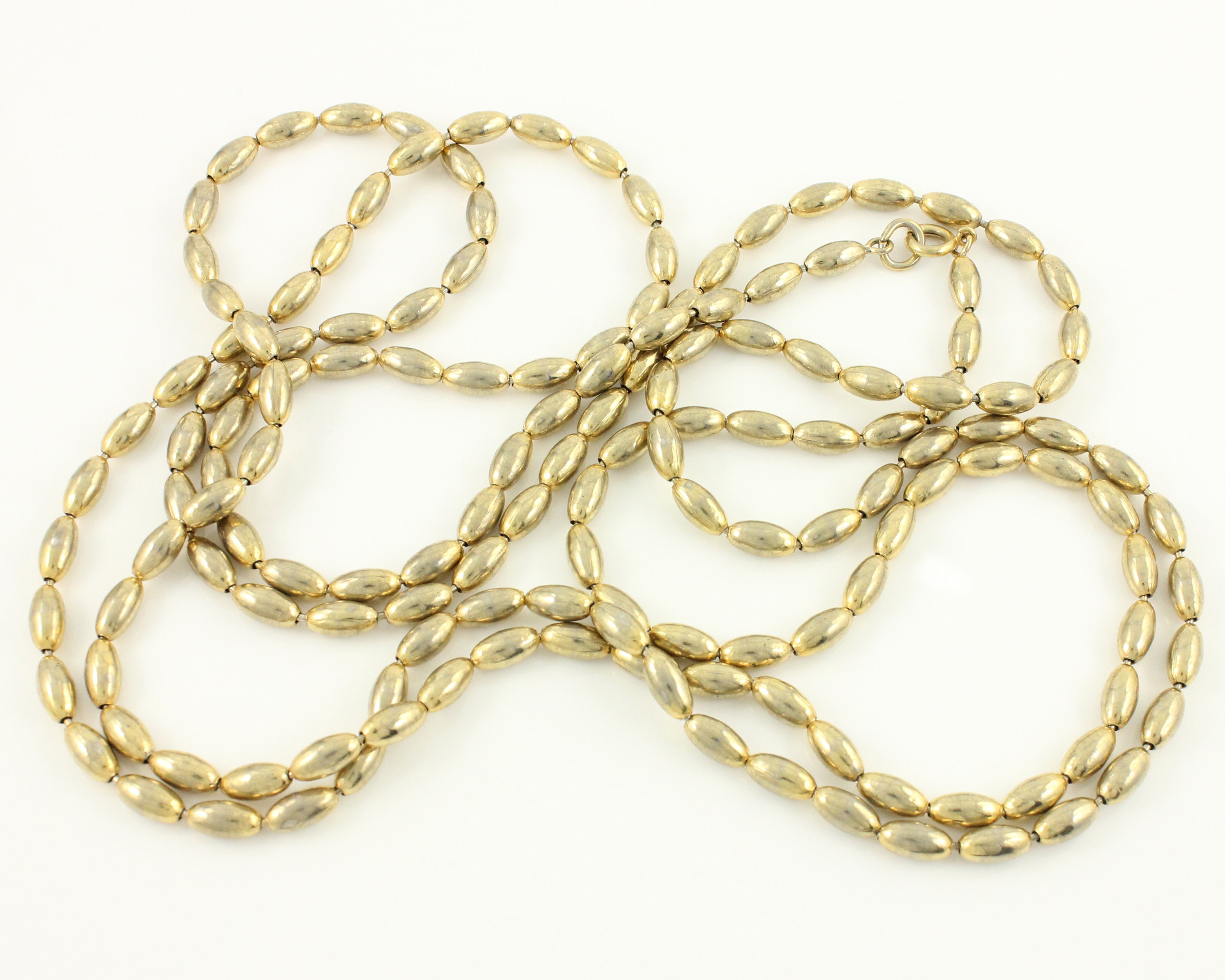 Napier Gold & Silver Tone Triple Chain Vintage Lavalier Necklace | QUIET  WEST