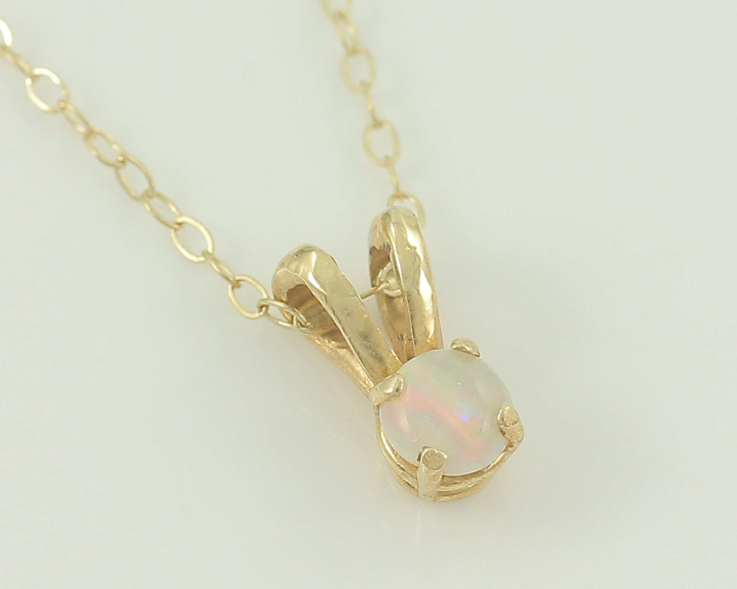 VINTAGE HARLEQUIN FIRE OPAL NECKLACE CHAIN (PINK-GOLD) GOLD PLATED chain  blue | eBay