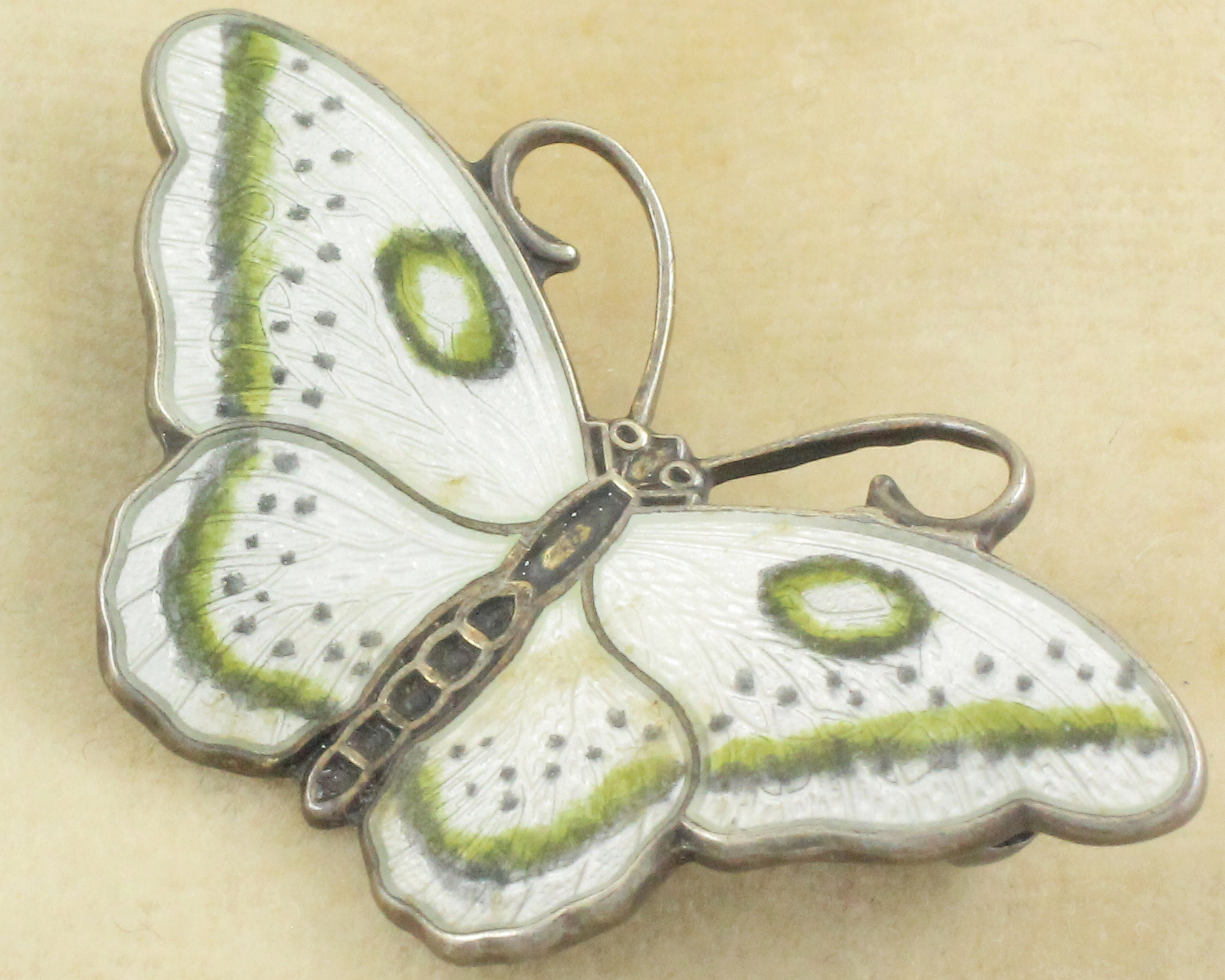 Butterfly Pin Sterling Silver Enamel Hroar Prydz Norway – World of  Eccentricity & Charm