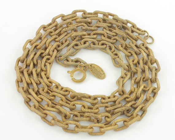 Vintage Miriam Haskell Chain Necklace, Haskell Vi… - image 1