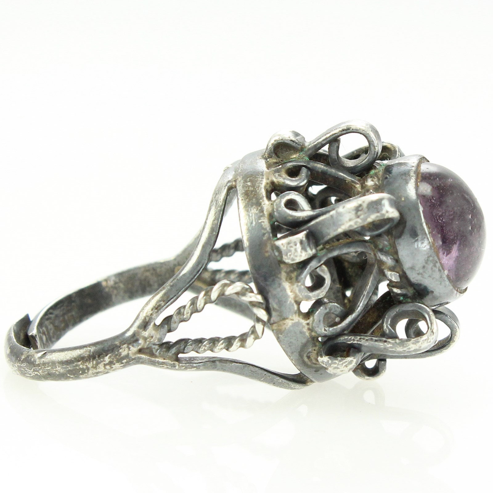 【匿名発送】【限定】Vtg Amethyst MEXICO925 Ring