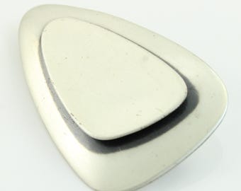 Vintage ORB Mid Century Modern Brooch, Otto Robert Bade Modern Sterling Silver Brooch, 925 Silver Modernist Pin Pendant, Vintage Jewelry