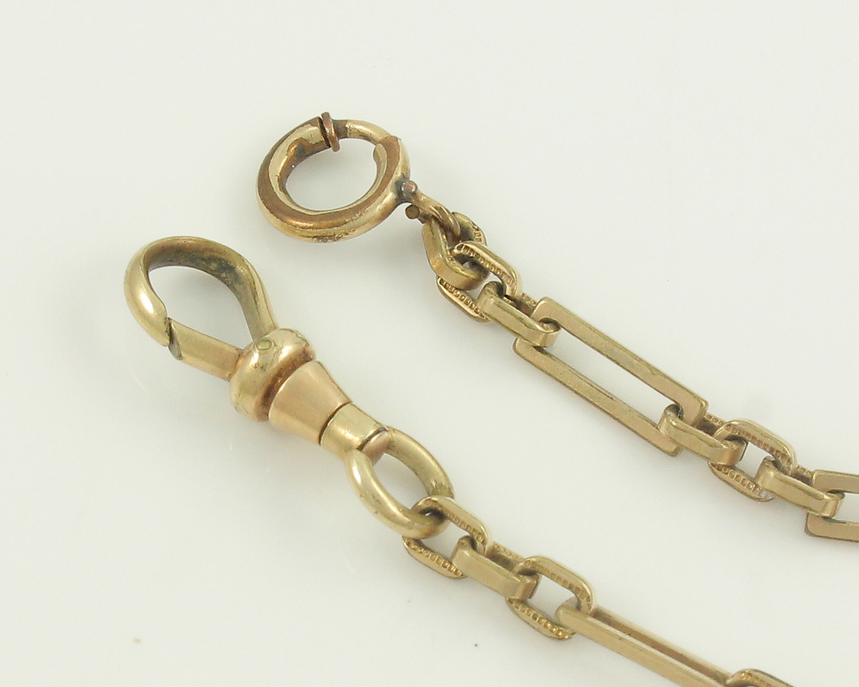 Vintage gold watch chain sales