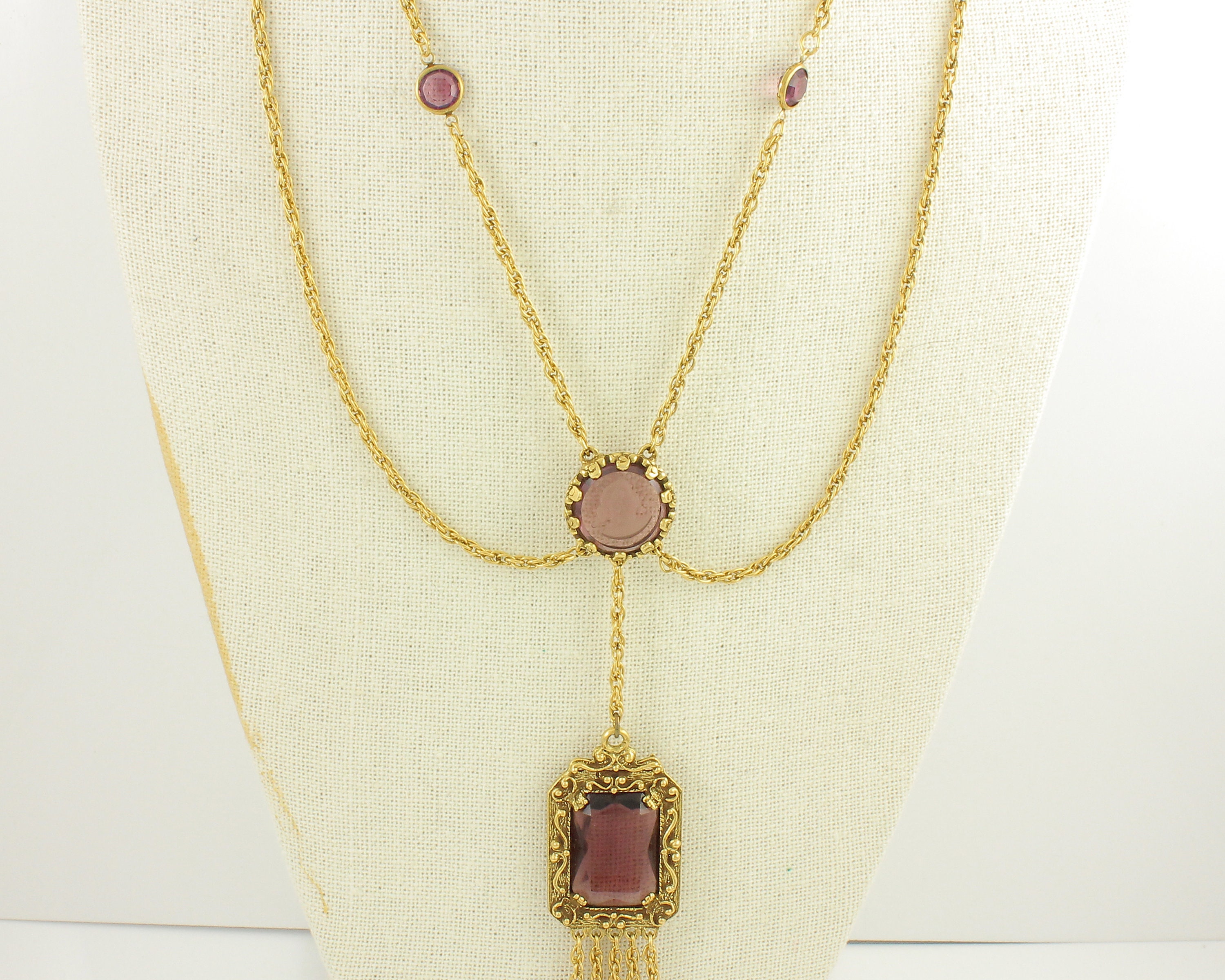 Goldette clearance cameo necklace
