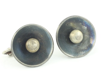 Vintage Sigi Pineda Mexican 925 Sterling Earrings, Mid Century Modern Silver Earrings, Taxco Tasco Mexico Silver Earrings,Vintage Jewelry