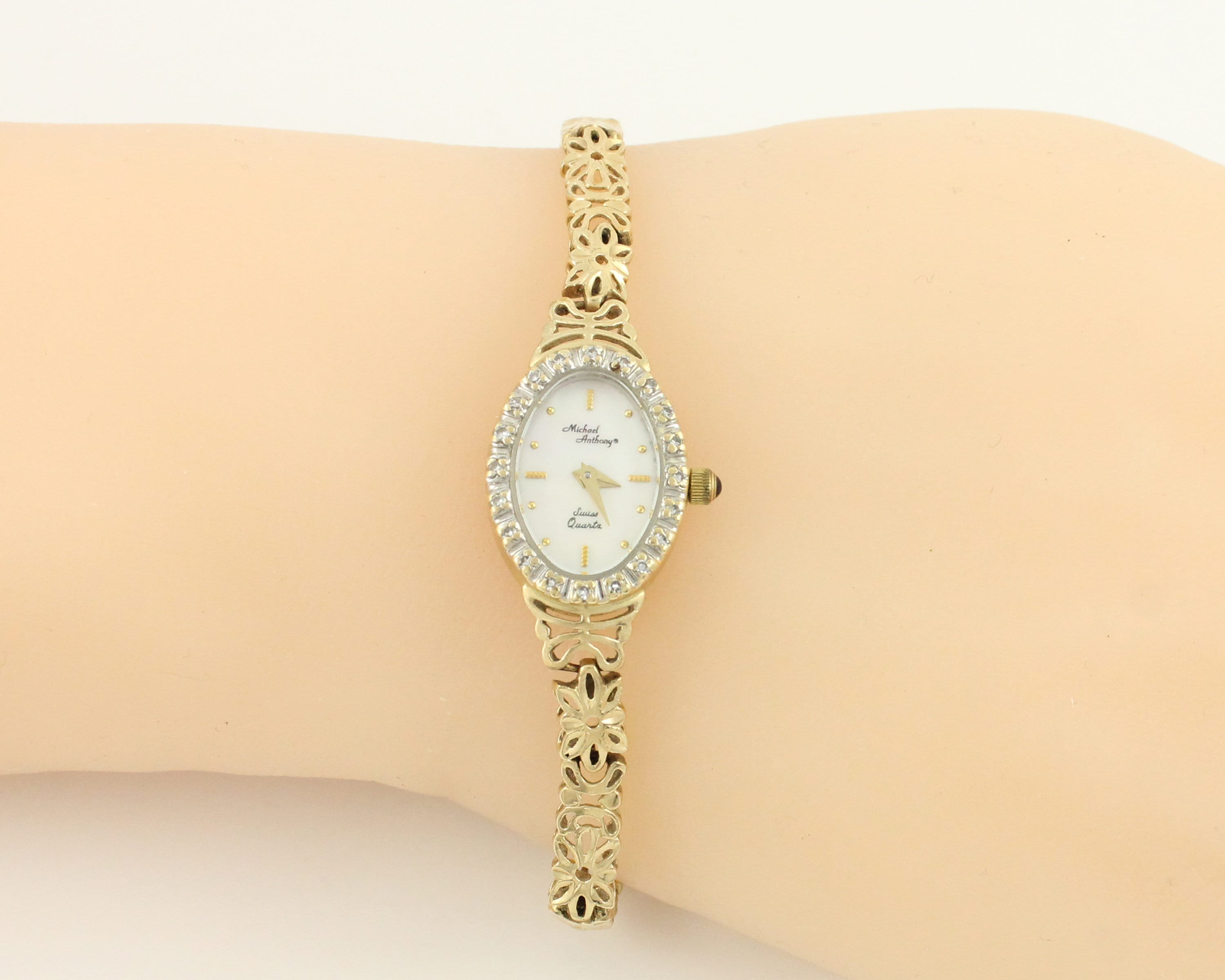 Michael anthony 14 karat gold watch deals