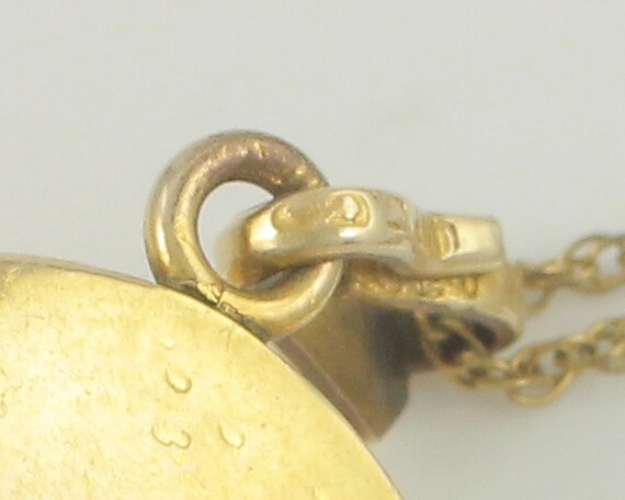 Vintage Gold Filled Cameo Locket Necklace, 1930s … - image 8