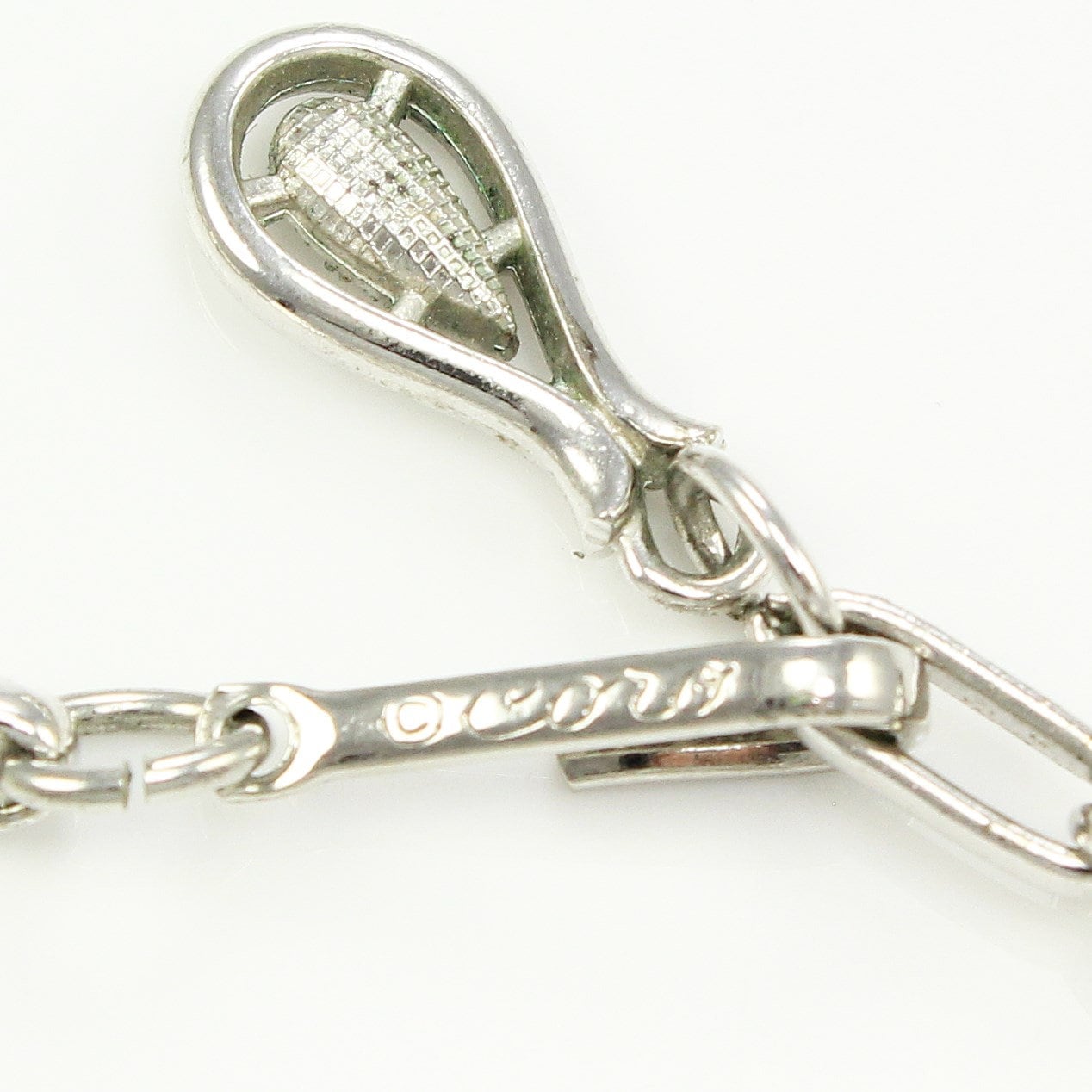 Coro shop silver necklace