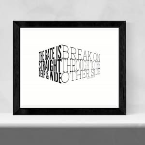 Quote Typography Art Home Decor Typography Poster River of Dreams Printable Wall Art Billy Joel Lyrics