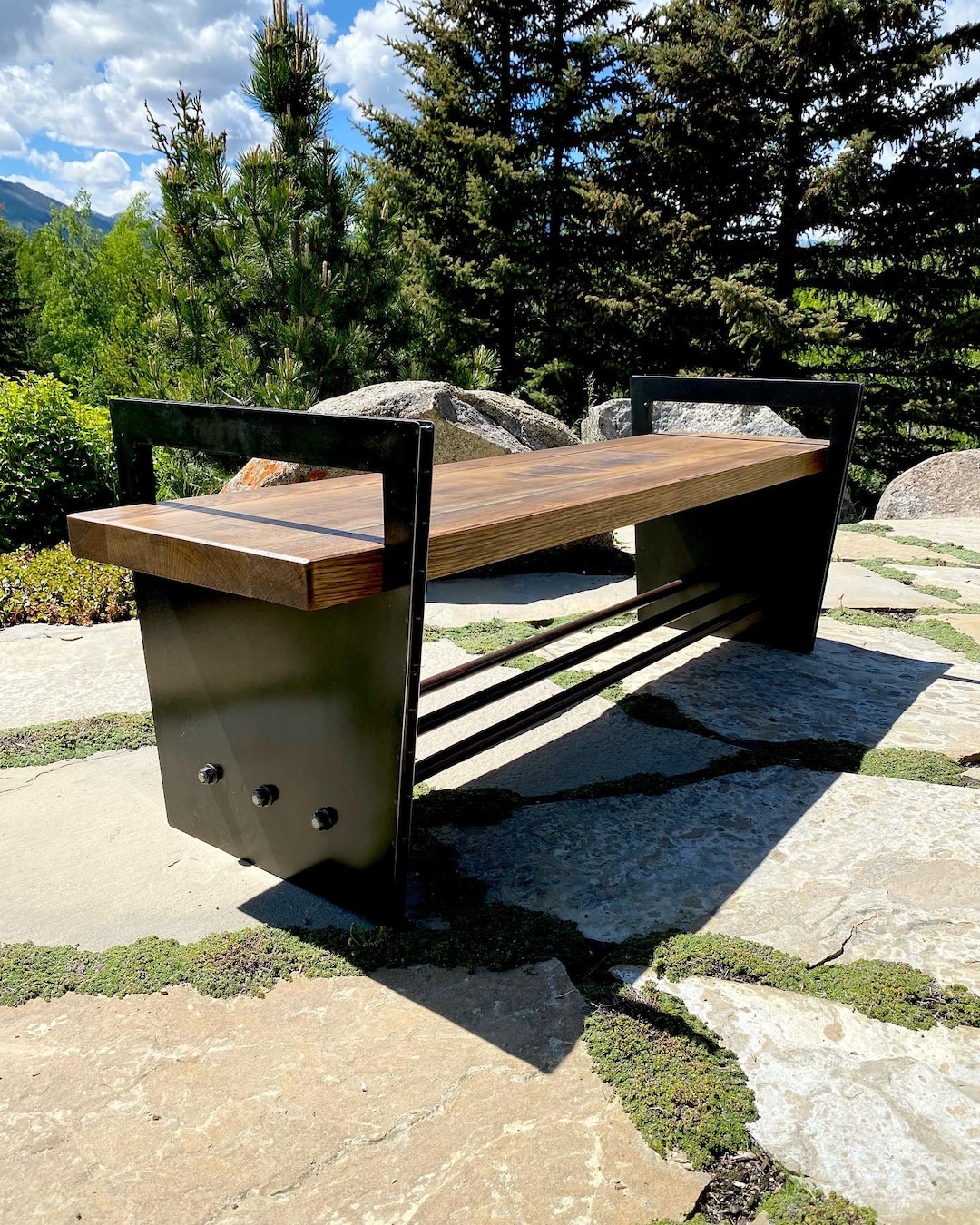 Modern Outdoor Benches - Etsy