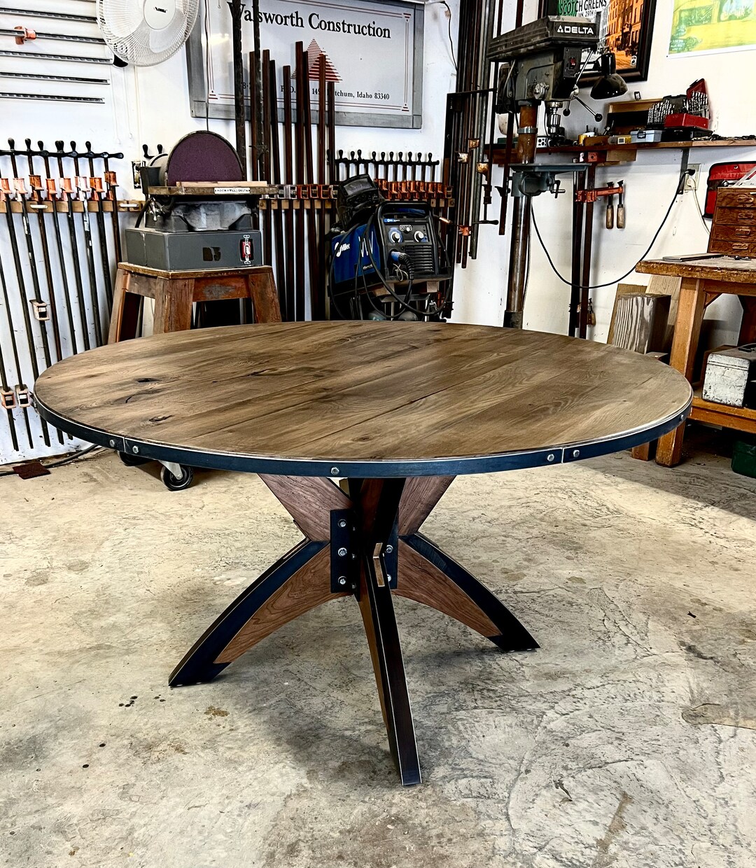 Leaf Dining Table Farmhouse Modern - Etsy
