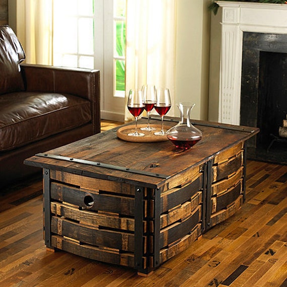 Coffee table online with wine storage