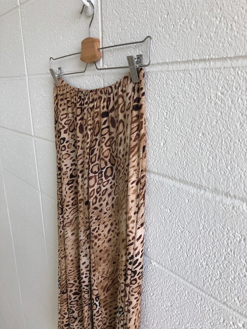 Leopard Print Wide Leg Bells