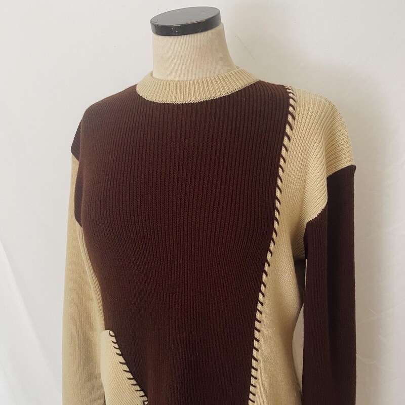 COLORBLOCK FLOWER SWEATER