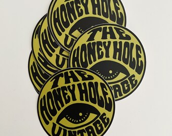 The Honey Hole Vintage Stickers