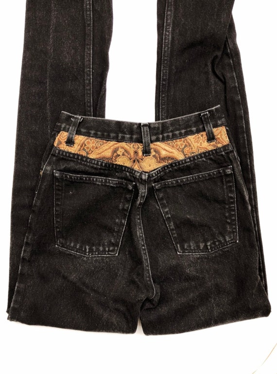 CUSTOM Vtg Arizona Black Denim High Waist Mom Jean
