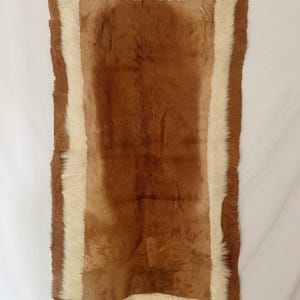 Vintage Deer Hide Rectangle Rug