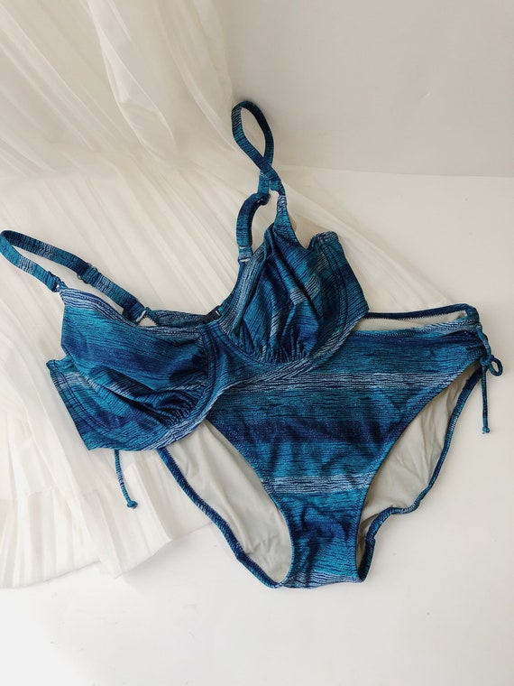 80’s Royal Blue Fade Bikini