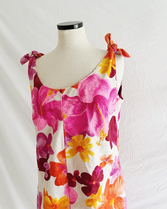 60s/70s Handmade Floral Dress