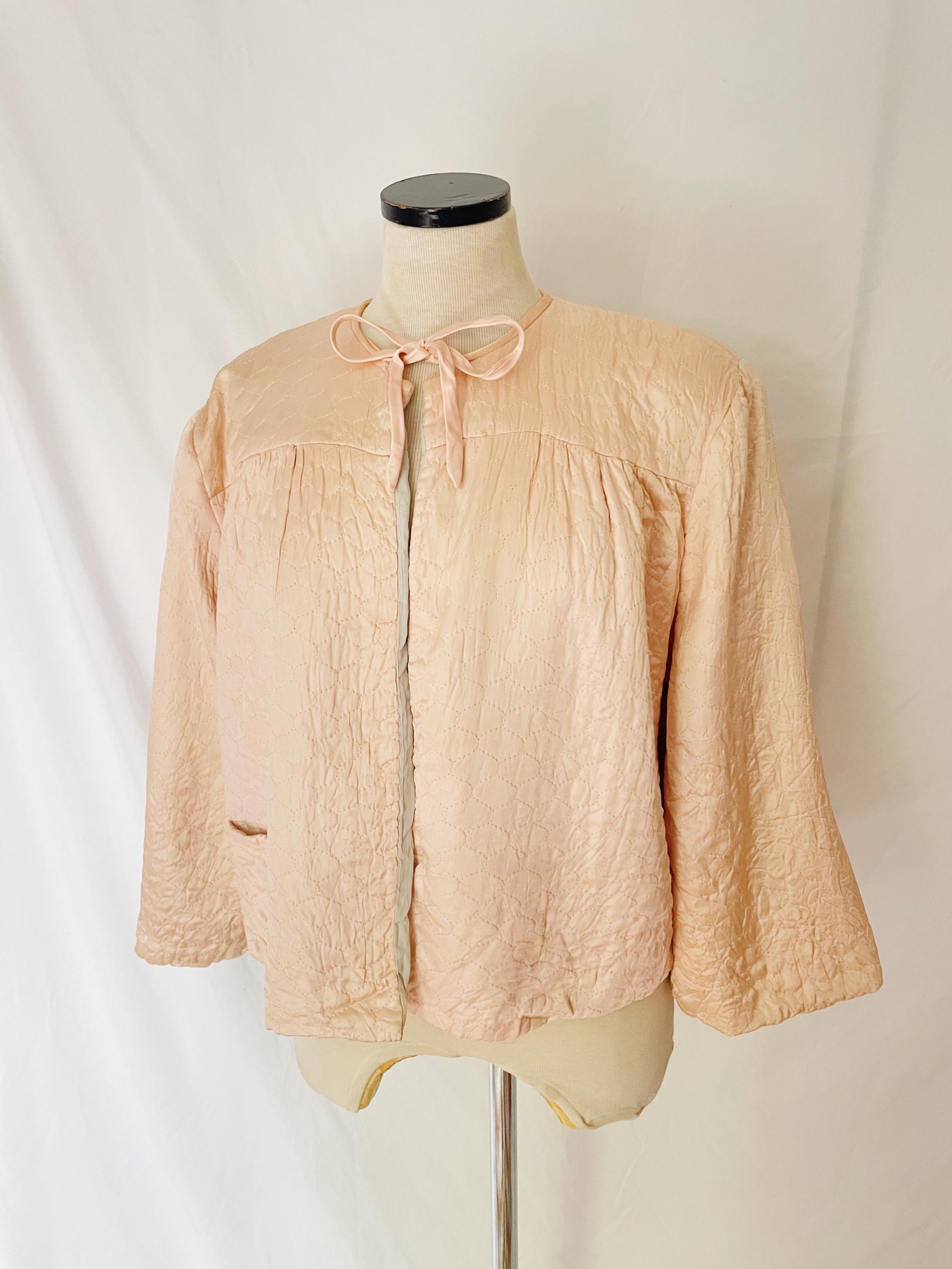 Satin Bed Jacket - Etsy