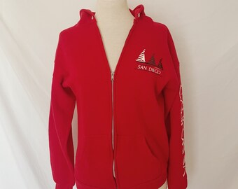 80’s San Diego California Zip Up Hoodie