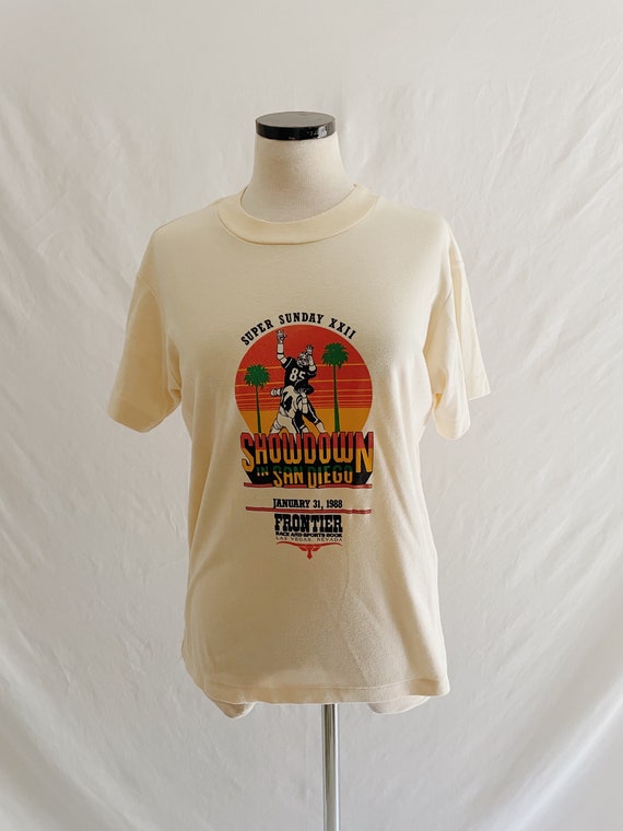 1988 Super Bowl San Diego Showdown T-shirt - image 1