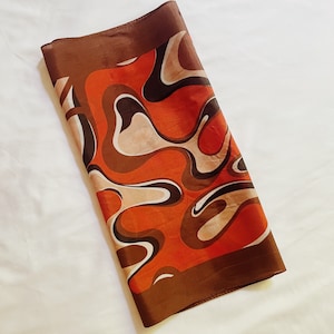 Vintage Psychedelic Swirl Scarf