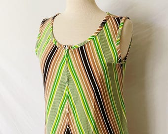 70’s Striped Terry Dress by JcPenney
