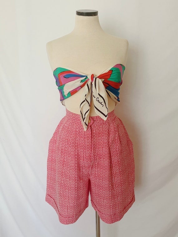 Printed red shorts Gem