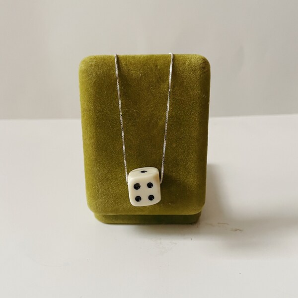 Dice Necklace Etsy