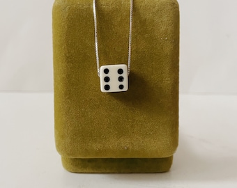 Vintage Dice Necklace — Customizable