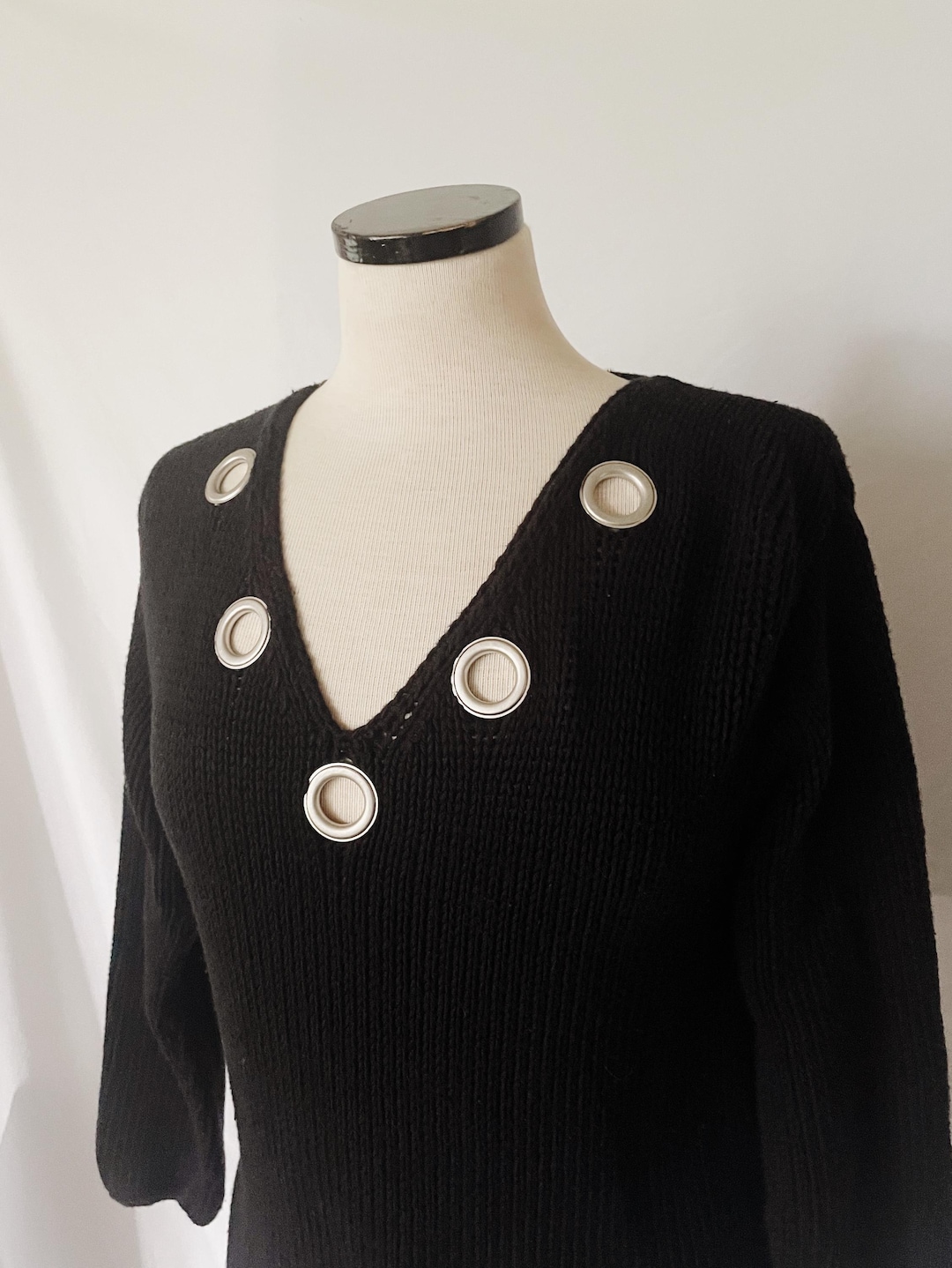 Sweater With Grommets