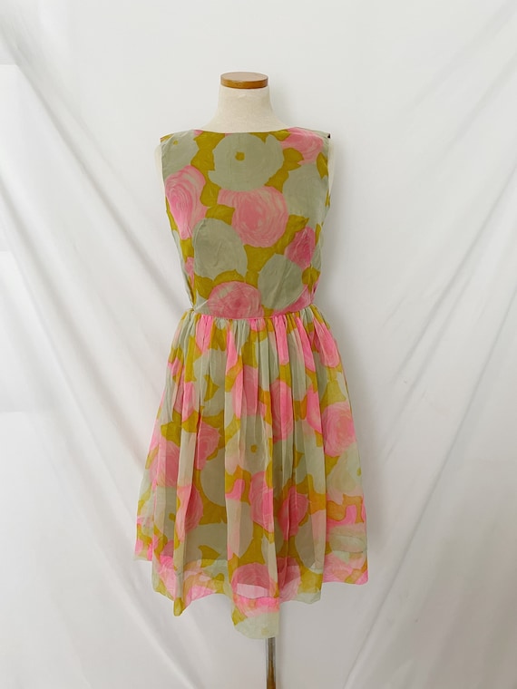 60s/70s Floral Dress by Marcy Allen