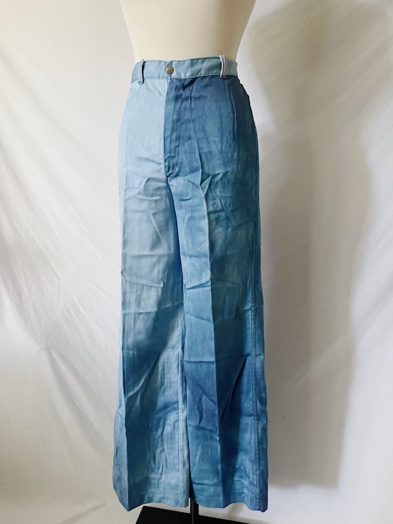 70’s Two Tone Flare Pant - image 1