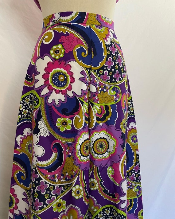 70’s Printed Palazzo Pant - image 4