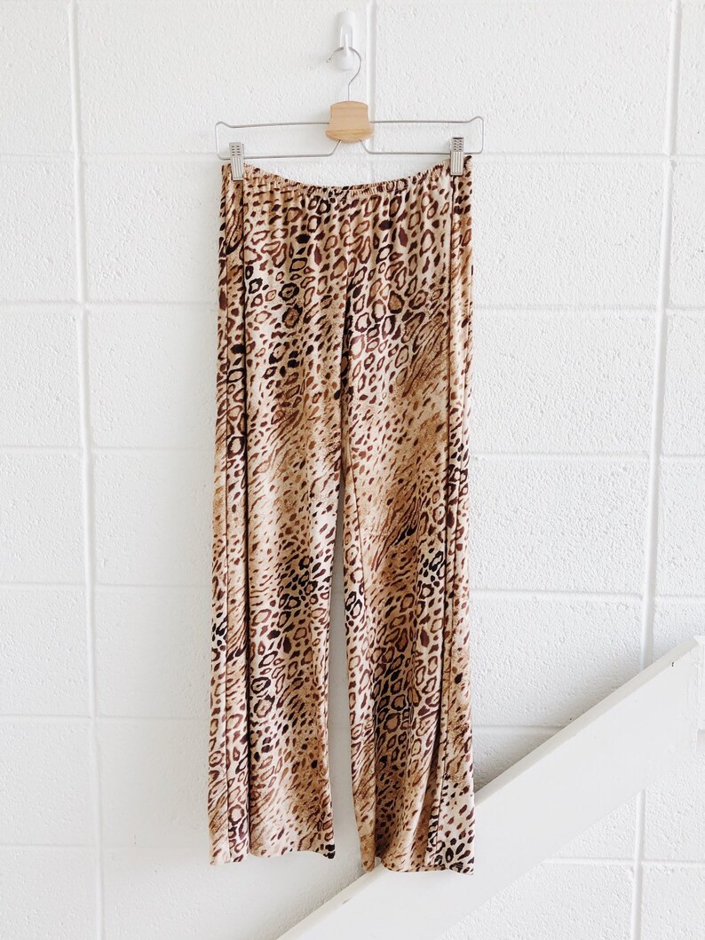 Leopard Print Wide Leg Bells