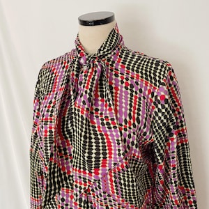 1970’s Op Art Print Top