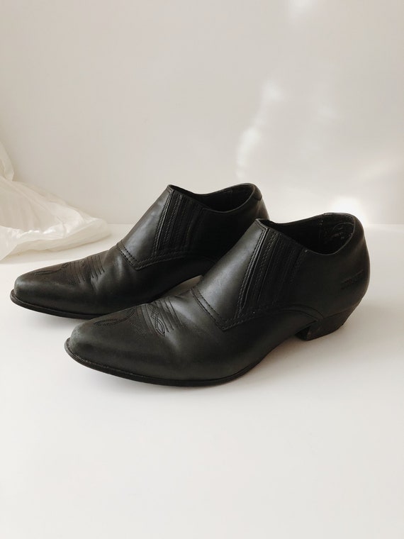 Durango Black Leather Western Booties