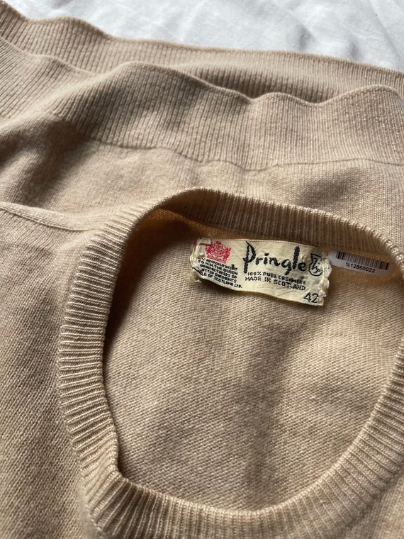 50’s Cashmere Short Sleeve Sweater by Pringle of … - image 3