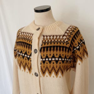 70’s Nordic Sweater Cardigan by Dale of Norway